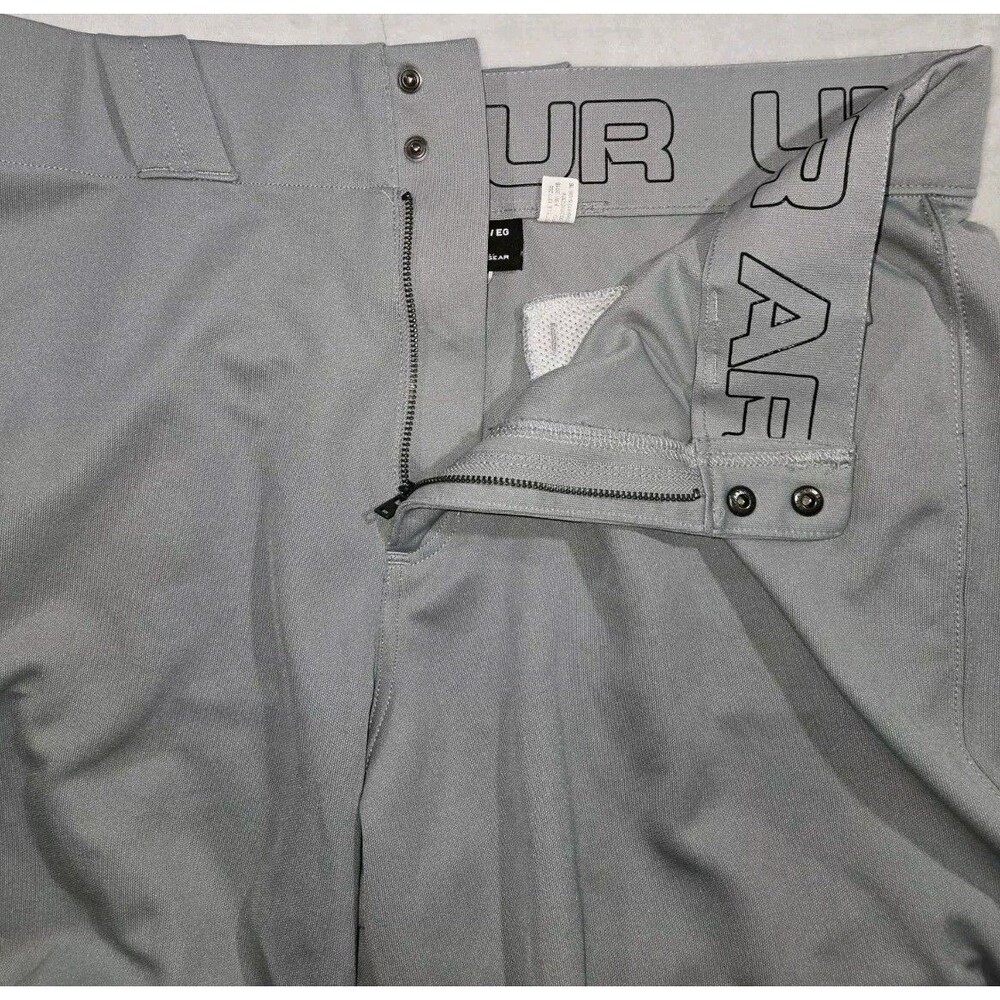 Under Armour Utility Baseball Pants Mens XL Gray 37x32 - Picture 7 of 16